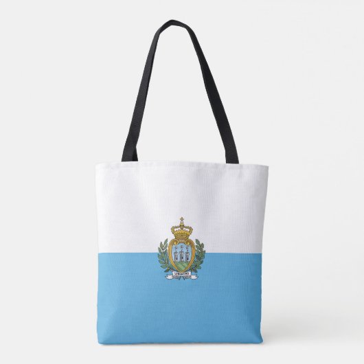 Tote Bag Drapeau de Saint-Marin (Dos)