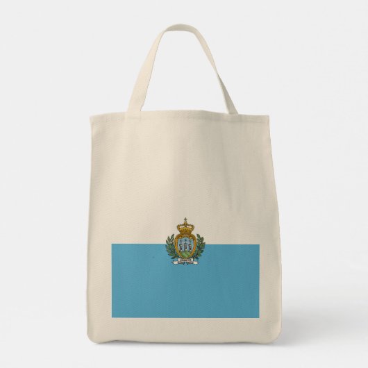 Tote Bag Drapeau de Saint-Marin (Dos)