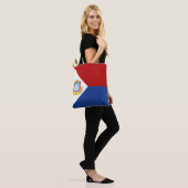 Tote Bag Drapeau de Saint-Martin (Sur le modèle)