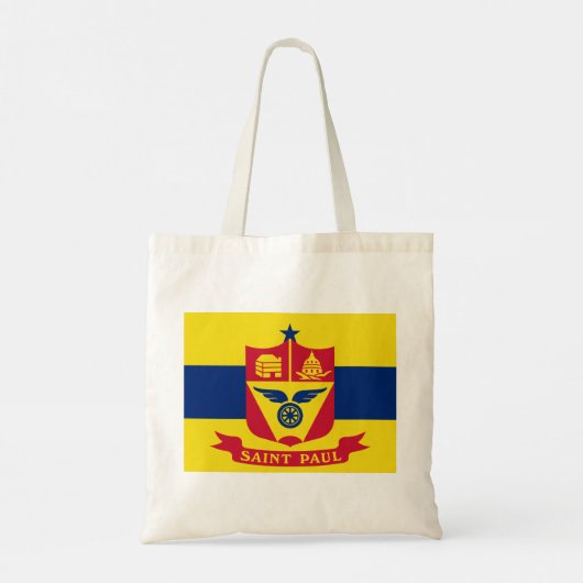 Tote Bag Drapeau de Saint Paul (Minnesota) (Dos)