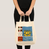 Tote Bag Drapeau de Saint-Pierre-et-Miquelon (Devant (produit))