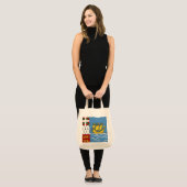 Tote Bag Drapeau de Saint-Pierre-et-Miquelon (Devant (modèle))
