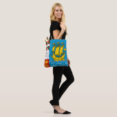 Tote Bag Drapeau de Saint-Pierre-et-Miquelon (Sur le modèle)