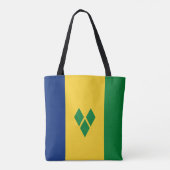 Tote Bag Drapeau de Saint-Vincent (Dos)