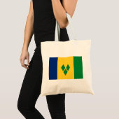 Tote Bag Drapeau de Saint-Vincent (Devant (produit))