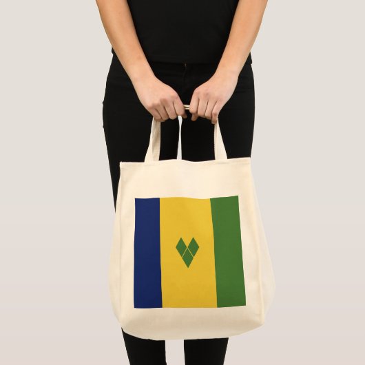 Tote Bag Drapeau de Saint-Vincent-et-les Grenadines (Devant (produit))