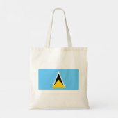 Tote Bag Drapeau de Sainte-Lucie (Dos)