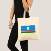 Tote Bag Drapeau de Sakha (Devant (produit))