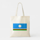 Tote Bag Drapeau de Sakha (Dos)