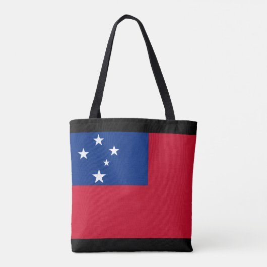 Tote Bag Drapeau de Samoa, Drapeau du Samoa (Dos)