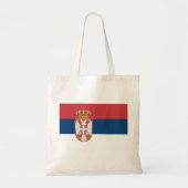 Tote Bag Drapeau de Serbie (Devant)