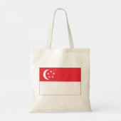 Tote Bag Drapeau de Singapour (Dos)