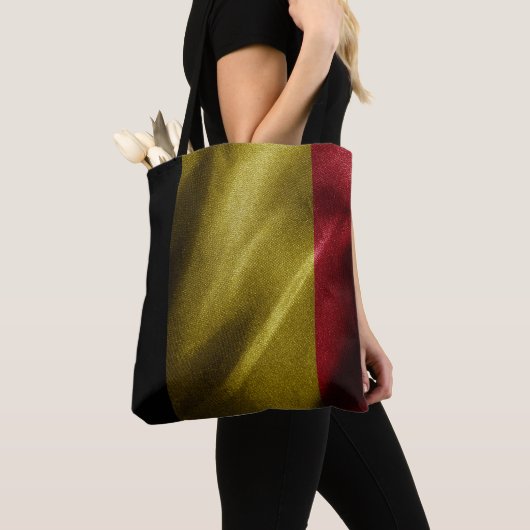 Tote Bag Drapeau de soie de Belgique (De près)