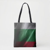 Tote Bag Drapeau de soie de Bulgarie (Devant)