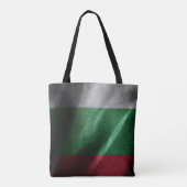 Tote Bag Drapeau de soie de Bulgarie (Dos)