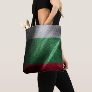 Tote Bag Drapeau de soie de Bulgarie