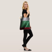 Tote Bag Drapeau de soie de Bulgarie (Sur le modèle)