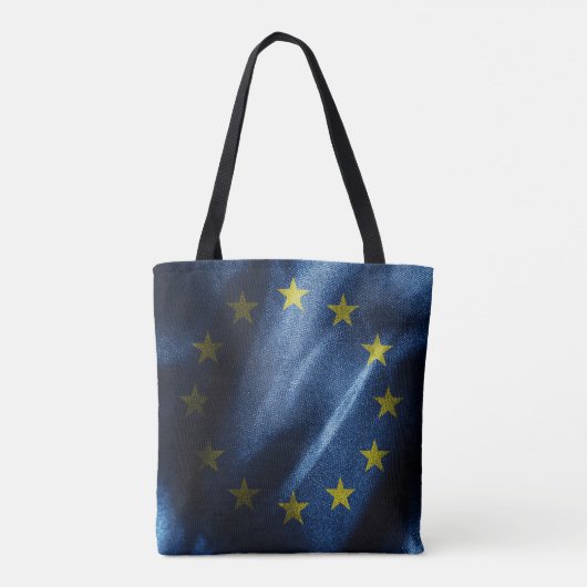 Tote Bag Drapeau de soie de l'UE (Dos)