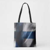Tote Bag Drapeau de soie finlandaise (Devant)