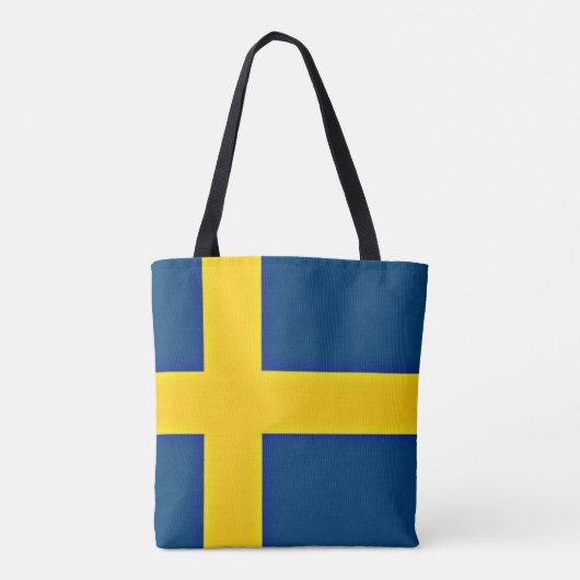 Tote Bag Drapeau de Suède (Dos)