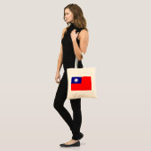 Tote Bag Drapeau de Taïwan (Devant (modèle))