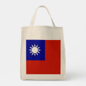 Tote Bag Drapeau de Taïwan (Dos)