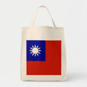 Tote Bag Drapeau de Taïwan (Devant)