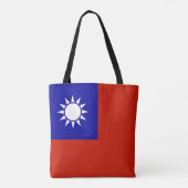 Tote Bag Drapeau de Taïwan (Dos)