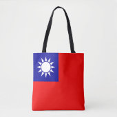 Tote Bag Drapeau de Taïwan (Devant)