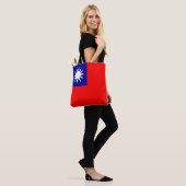 Tote Bag Drapeau de Taïwan (Sur le modèle)