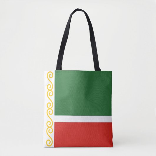 Tote Bag Drapeau de Tchétchénie (Devant)