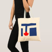 Tote Bag Drapeau de Toronto (Ontario) (Devant (produit))