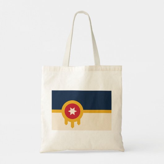 Tote Bag Drapeau de Tulsa (Oklahoma) (Dos)