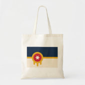 Tote Bag Drapeau de Tulsa (Oklahoma) (Devant)