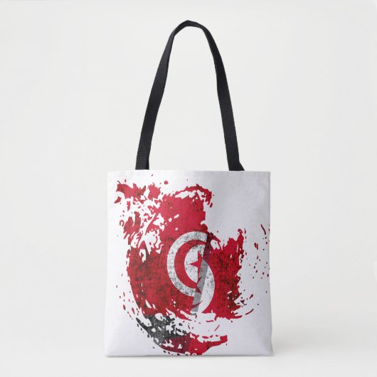 Tote Bag drapeau de Tunis (Devant)