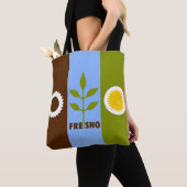 Tote Bag Drapeau de ville de Fresno, la Californie (De près)