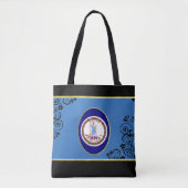 Tote Bag Drapeau de Virginie (Devant)