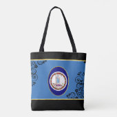 Tote Bag Drapeau de Virginie (Dos)