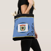 Tote Bag Drapeau de Virginie occidentale (De près)