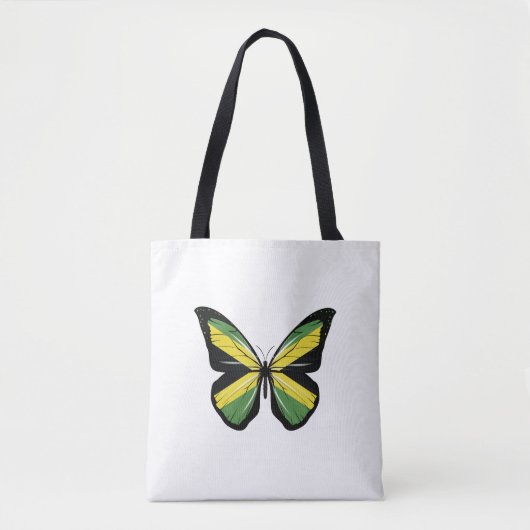Tote Bag Drapeau déchiré de Jamaïque (Devant)