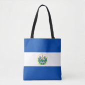 Tote Bag Drapeau d'El Salvador (Devant)