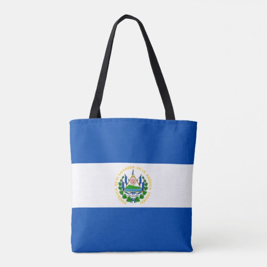 Tote Bag Drapeau d'El Salvador (Dos)