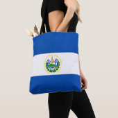 Tote Bag Drapeau d'El Salvador (De près)