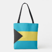 Tote Bag Drapeau des Bahamas (Dos)