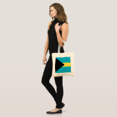 Tote Bag Drapeau des Bahamas (Devant (modèle))