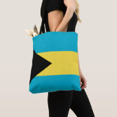 Tote Bag Drapeau des Bahamas (De près)