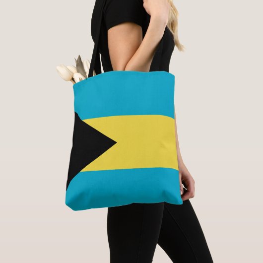 Tote Bag Drapeau des Bahamas (De près)