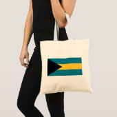 Tote Bag Drapeau des Bahamas (Devant (produit))