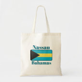 Tote Bag Drapeau des Bahamas de Nassau (Devant)