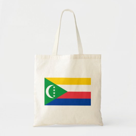 Tote Bag Drapeau des Comores (Devant)